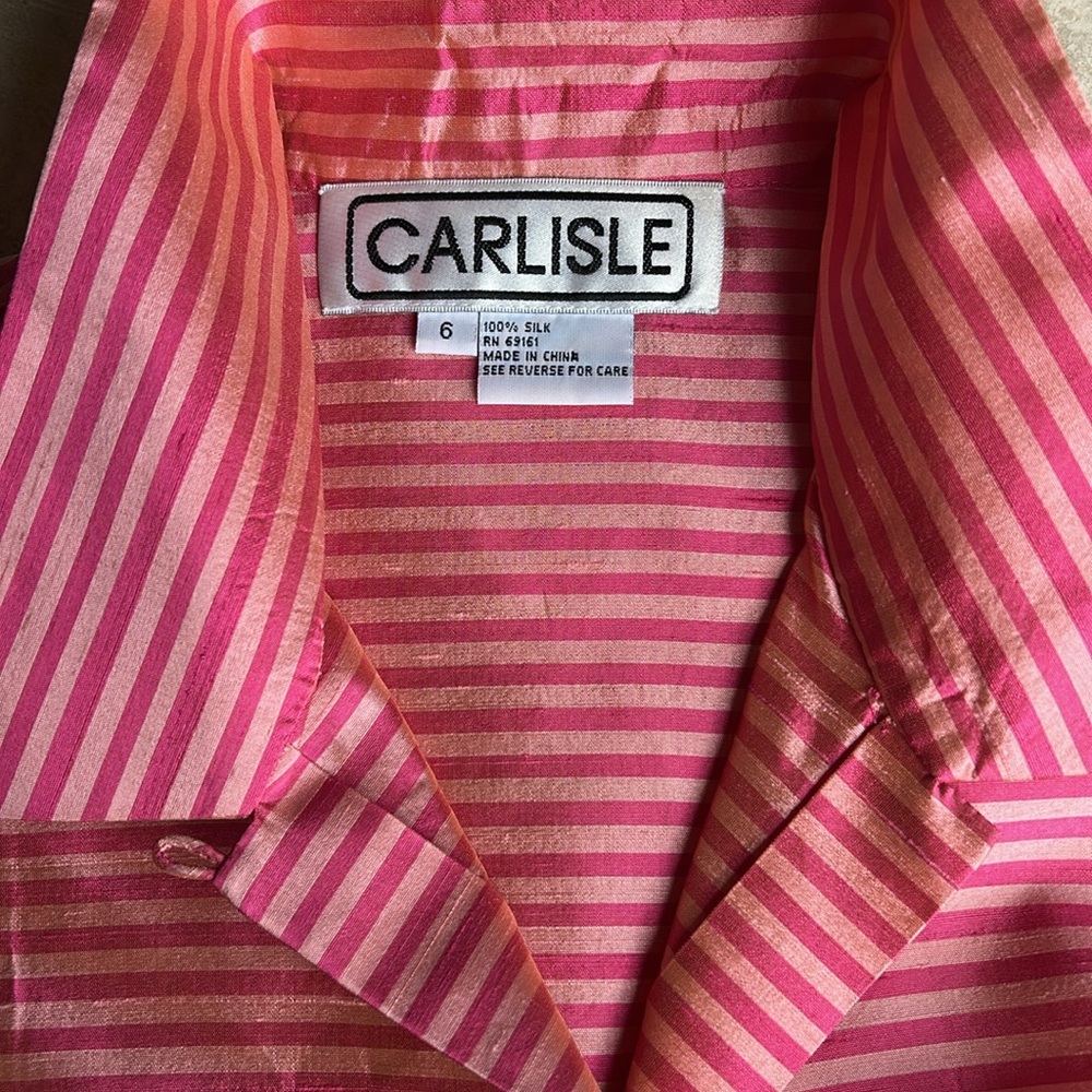 Carlisle designer silk blouse